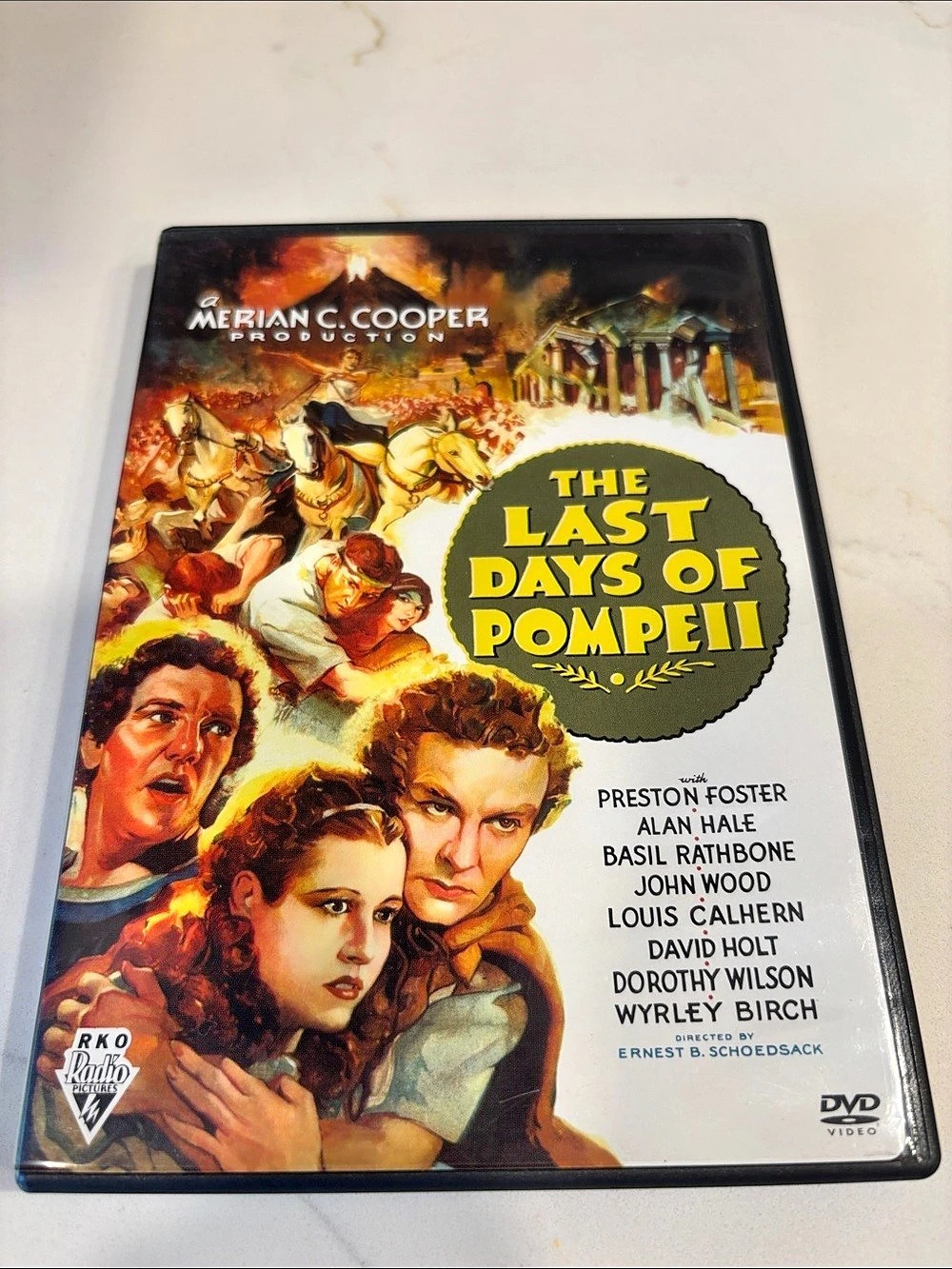 RKO Video The Last Days of Pompeii DVD Movie